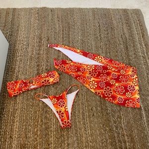3 piece bikini set